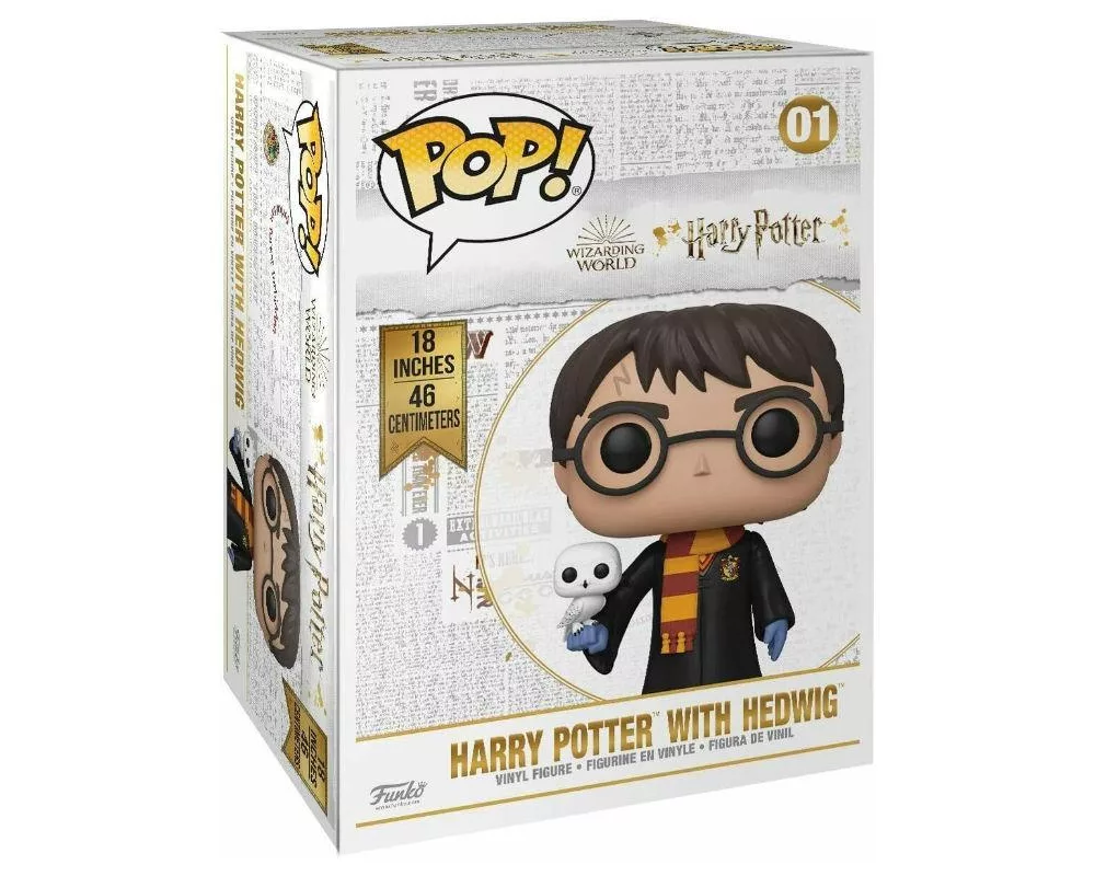 Фигурка Funko POP! Mega: Harry Potter Wizarding World - Harry Potter with Hedwig 18" #01 2