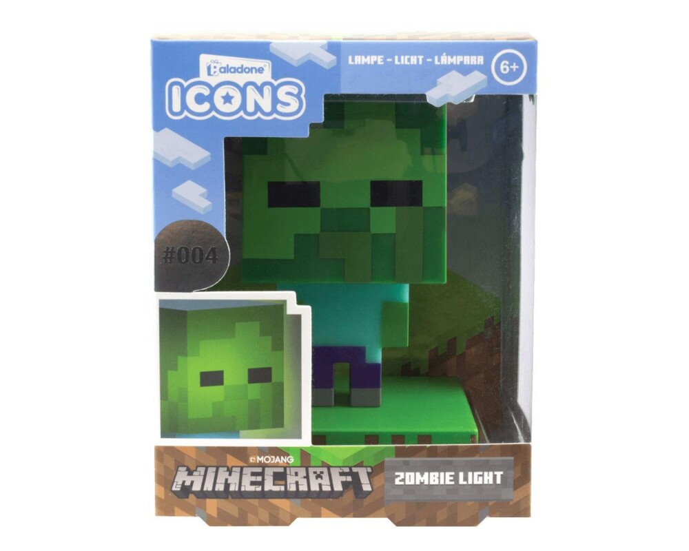 Фигурка Paladone Minecraft Zombie Icon Lamp 3