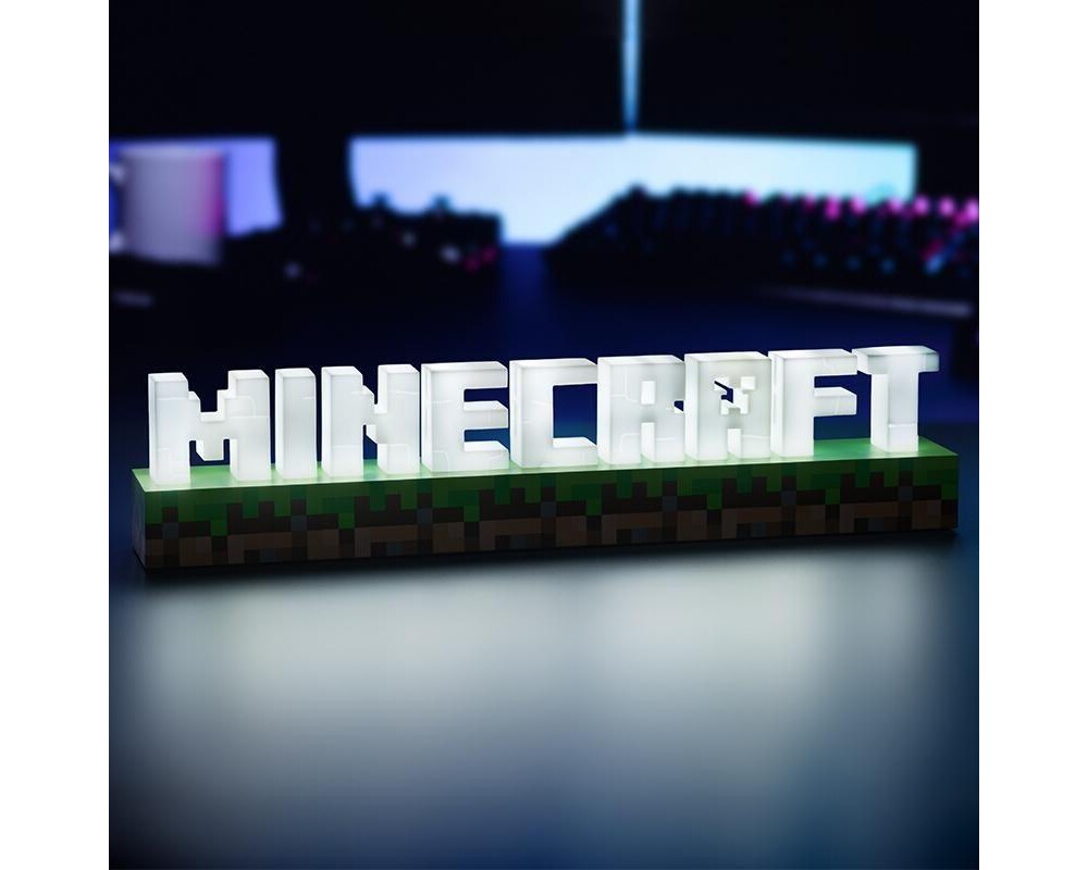 Фигурка Paladone Minecraft Logo Light 2