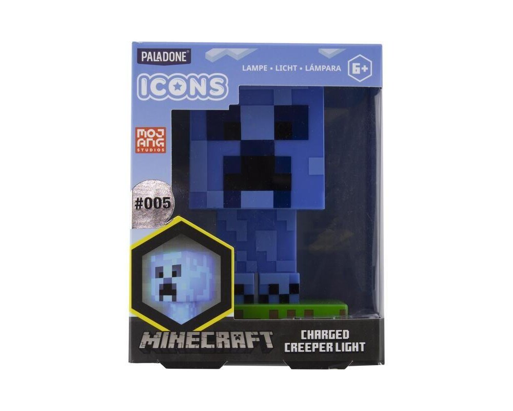 Фигурка Paladone Minecraft Charged Creeper Icon Light 4