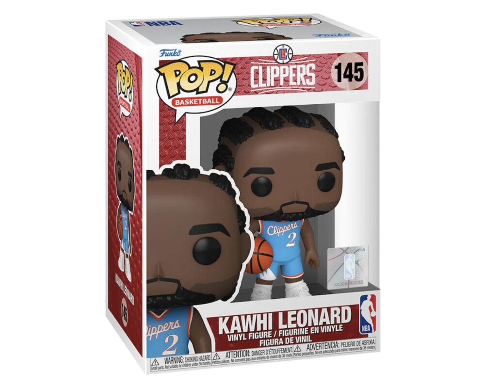 Фигурка Funko POP! Basketball NBA: Los Angeles Clippers - Kawhi Leonard (City Edition 2021) #145 2