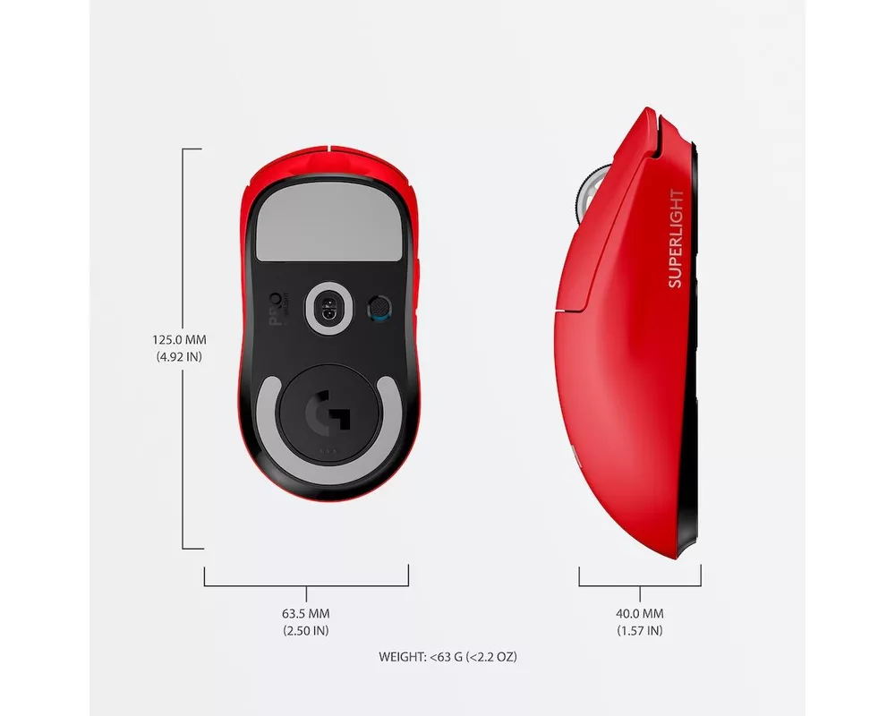 Мишка Logitech G Pro X Superlight Wireless Mouse 7