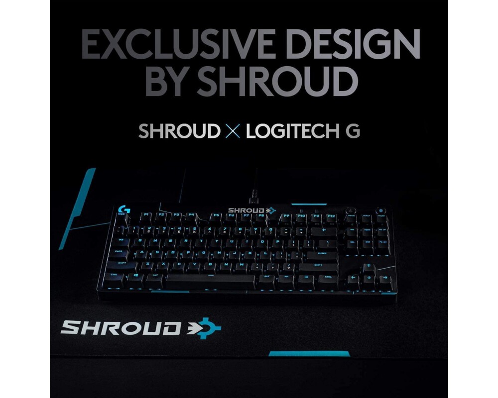 Клавиатура Logitech PRO X Keyboard Shroud Edition - SHROUD - US INT'L - INTNL-973 5