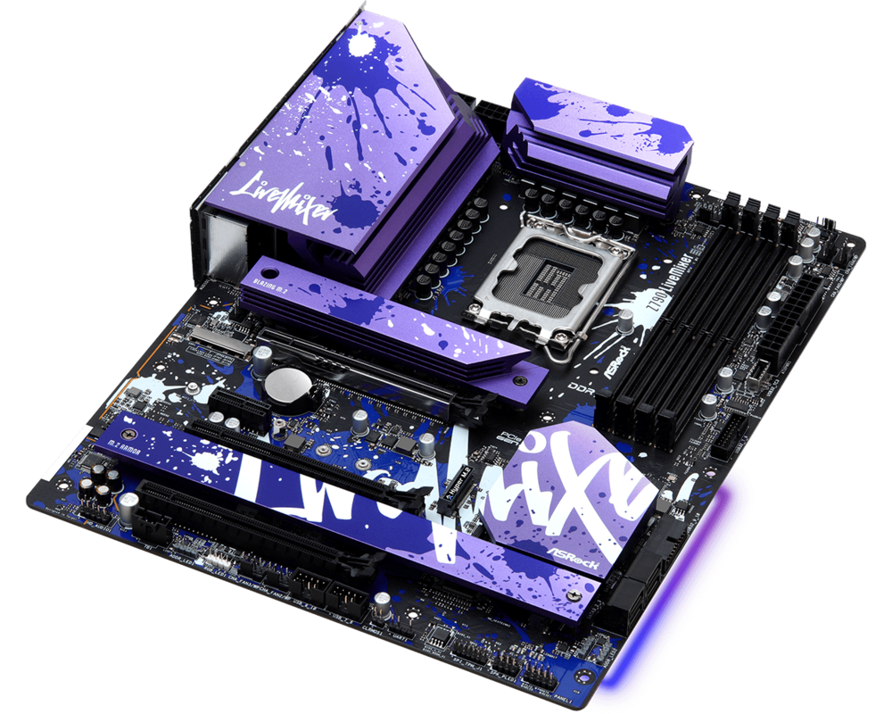 Дънна платка ASROCK Z790 LiveMixer, LGA 1700, DDR5, PCIe 5.0 Limited Edition 3