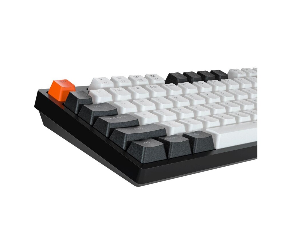 Клавиатура Геймърска Механична клавиатура Keychron C2 Full-Size Gateron G Pro Brown Switch White LED ABS 3