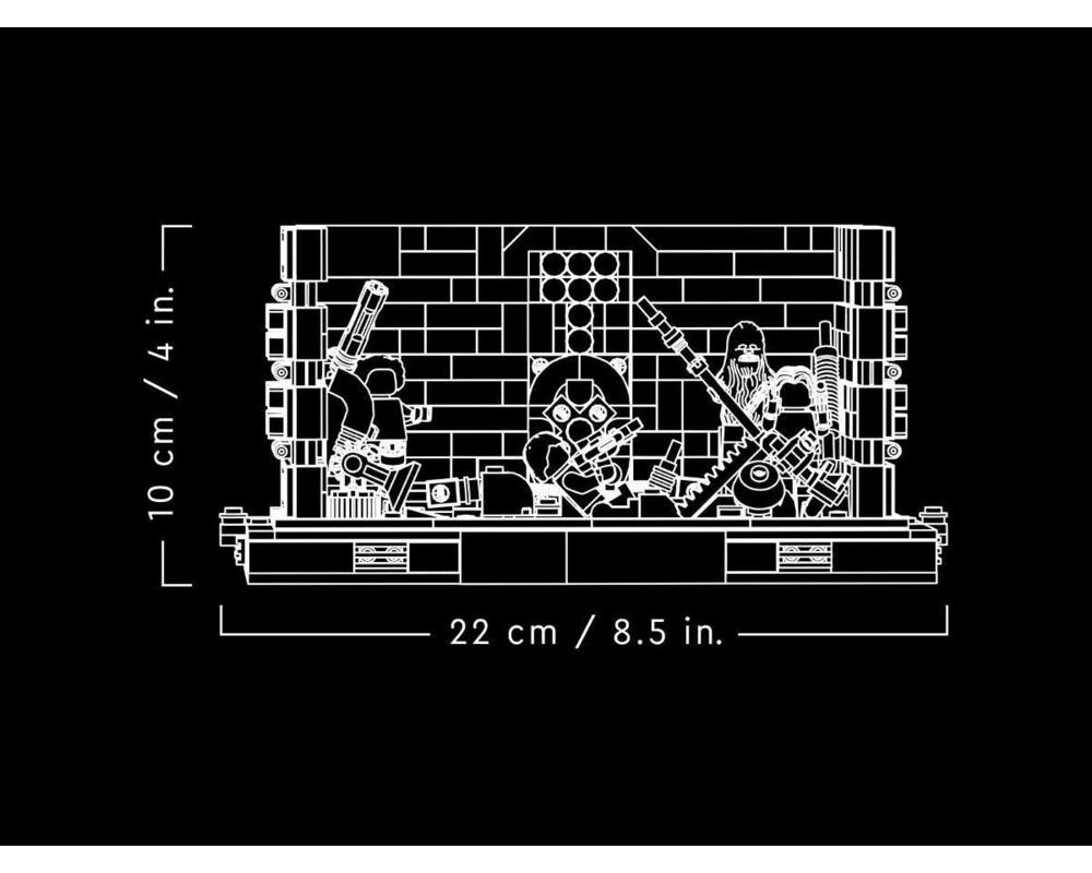 Конструктор LEGO Star Wars - Disney Death Star Trash Compactor Diorama - 75339 5