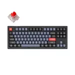 <span>Клавиатура</span> Геймърска Механична клавиатура Keychron V3 TKL Knob QMK Frosted Black Translucent, Keychron K Pro Red Switch, RGB Backlight <span class='catalog-num-in-name'>V3-C1</span> - 