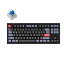  Геймърска Механична клавиатура Keychron V3 TKL Knob QMK Carbon Black, Keychron K Pro Blue Switch, RGB Backlight 626279 V3-D2 на топ цена - PIC.bg