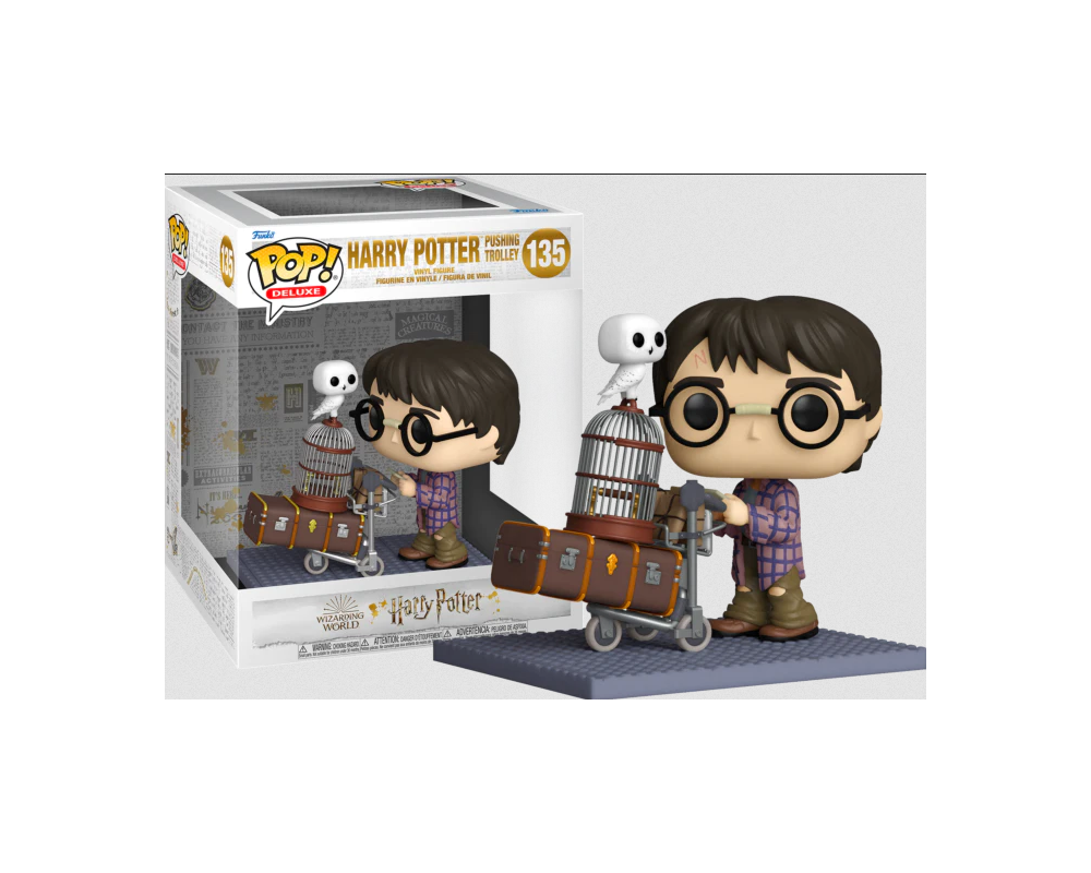 Фигурка Funko Pop! Deluxe: Harry Potter - Harry Potter Pushing Trolley #135 2
