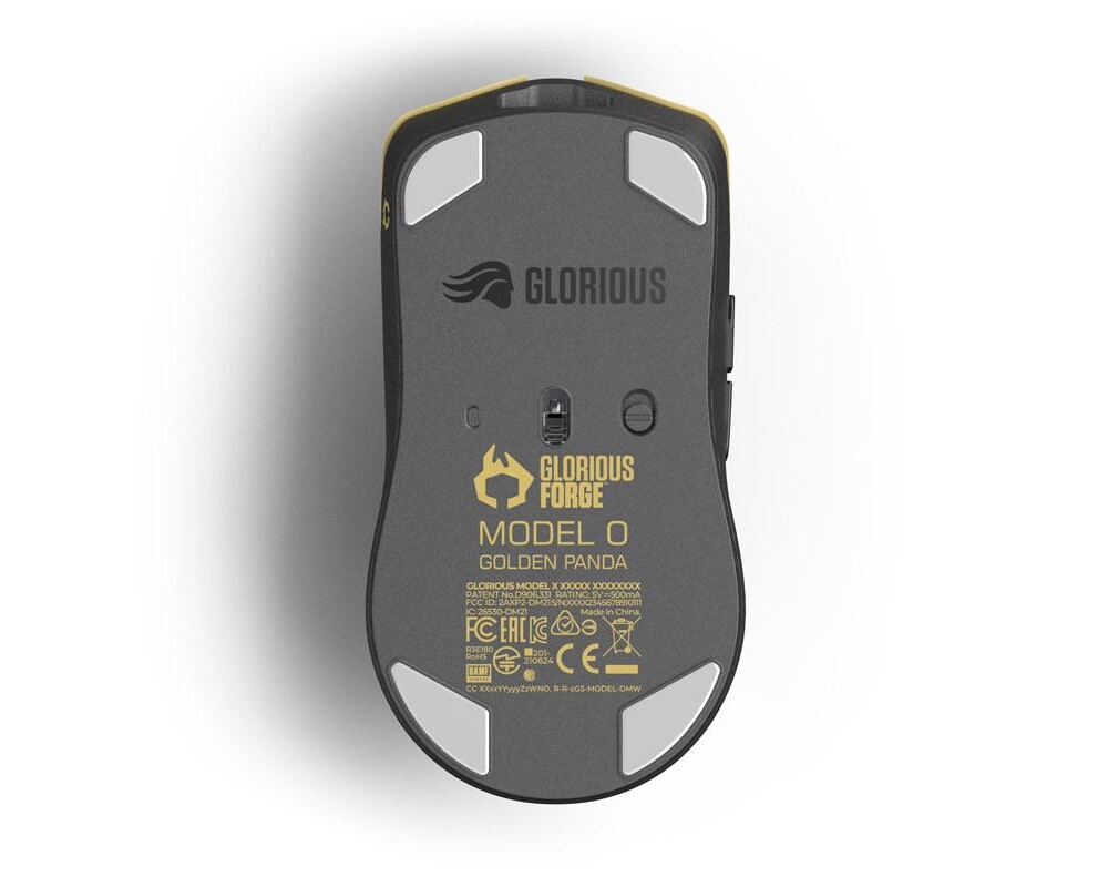 Мишка Геймърска мишка Glorious Model O Pro Wireless, Golden Panda - Forge 6