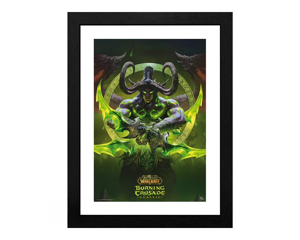 Аксесоар GBEYE WORLD OF WARCRAFT - Framed print "Illidan" (30x40) 2