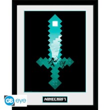  GBEYE MINECRAFT - Framed print &quot;Diamond Sword&quot; (30x40) 627232 GBEYE-PFC2350 на топ цена - PIC.bg