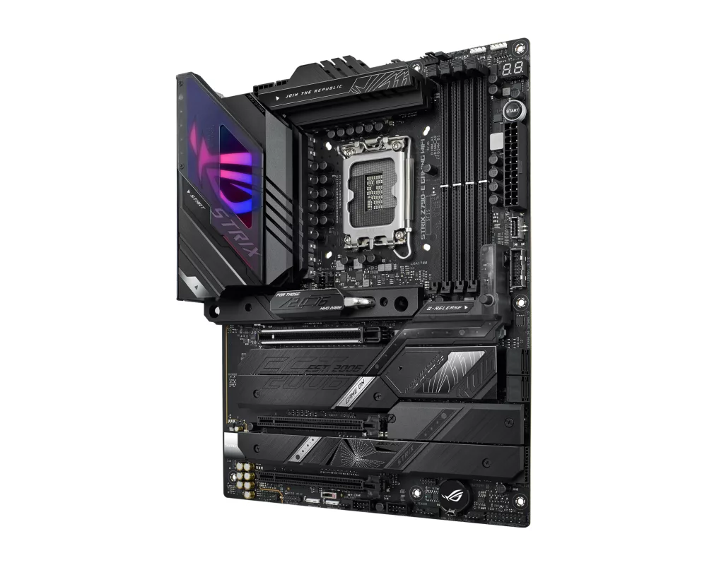 Дънна платка ASUS ROG STRIX Z790-E GAMING WIFI, LGA 1700, ATX, Wi-Fi 6E, AURA Sync RGB, DDR5 5