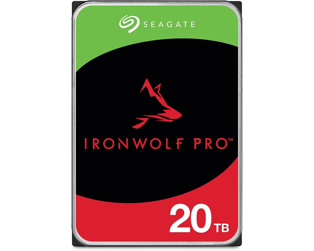 Твърд диск SEAGATE Ironwolf PRO Enterprise NAS HDD 20TB 7200rpm 6Gb 2