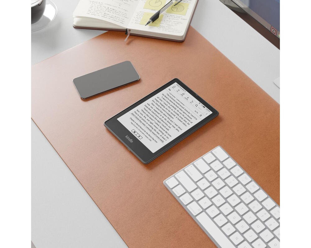 Електронна книга eBook Kindle Paperwhite Signature Edition, 6.8", 32GB, 2021, 11 генерация, IPX8, Черен 4