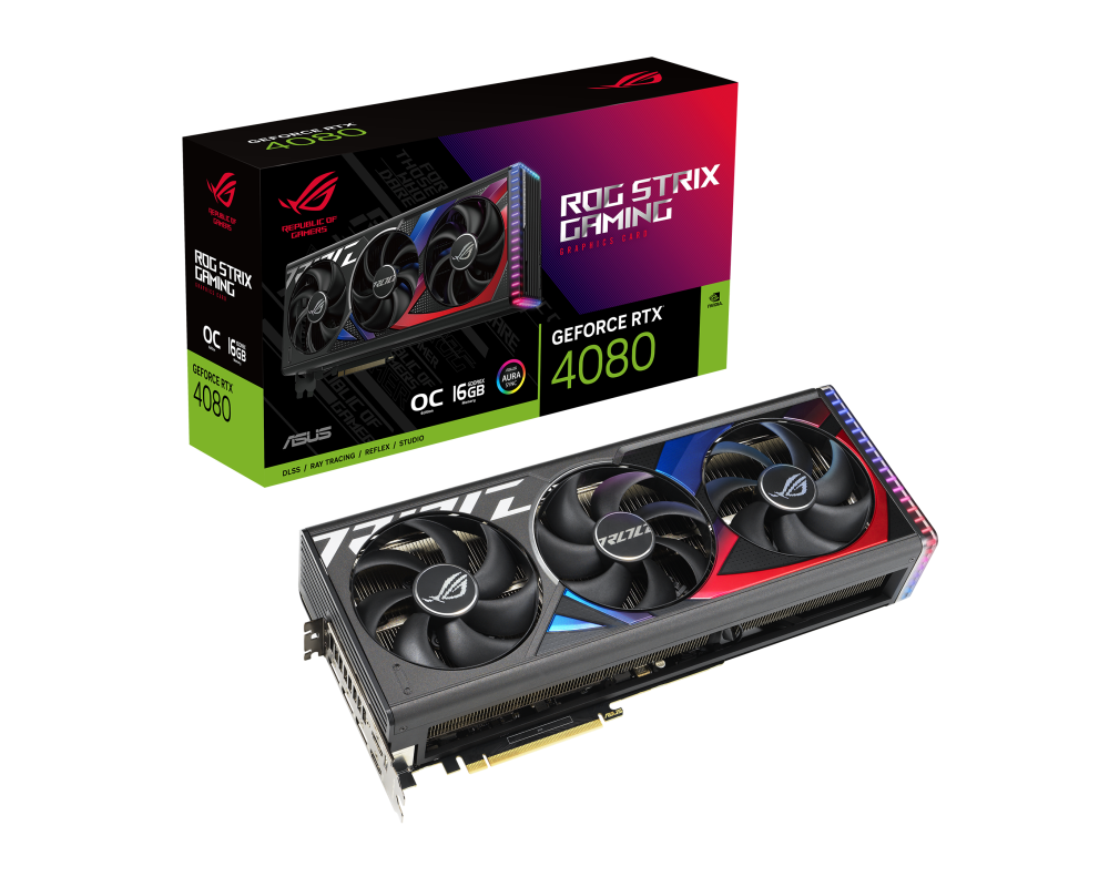 Видеокарта ASUS ROG Strix GeForce RTX 4080 OC Edition 16GB GDDR6X 11
