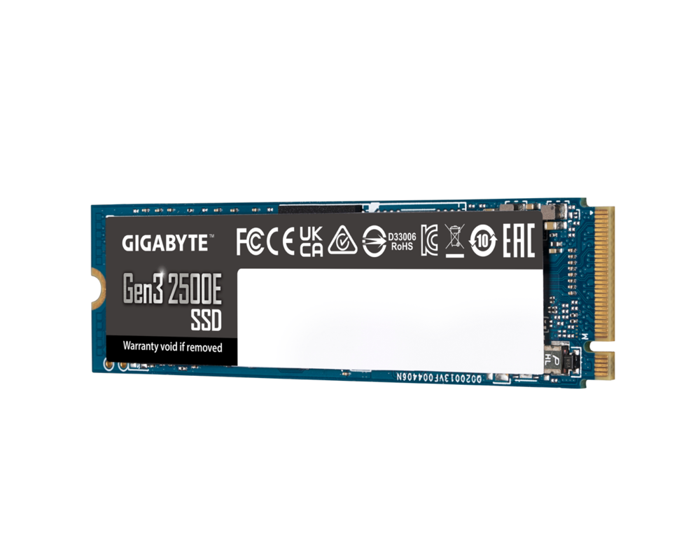 SSD Gigabyte PCIe Gen3 2500E, 500GB, NVMe, M.2 2