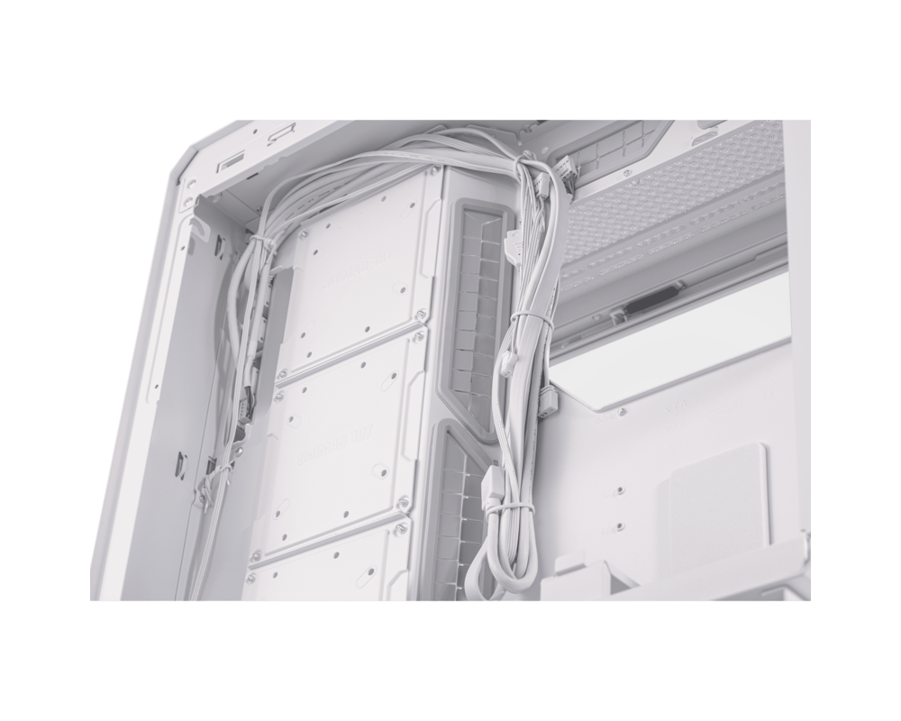 Кутия ASUS TUF Gaming GT502 Gaming Case White Edition ATX Panoramic View Tempered Glass Front and Side Panel Tool-Free Side Panels 7