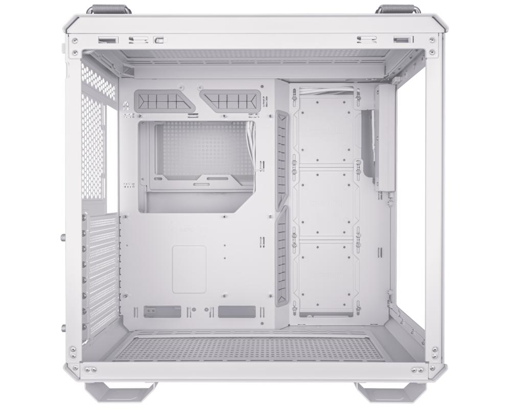 Кутия ASUS TUF Gaming GT502 Gaming Case White Edition ATX Panoramic View Tempered Glass Front and Side Panel Tool-Free Side Panels 4