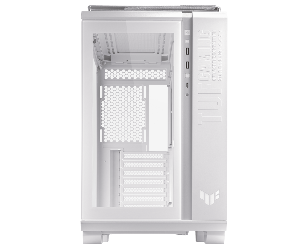 Кутия ASUS TUF Gaming GT502 Gaming Case White Edition ATX Panoramic View Tempered Glass Front and Side Panel Tool-Free Side Panels 6