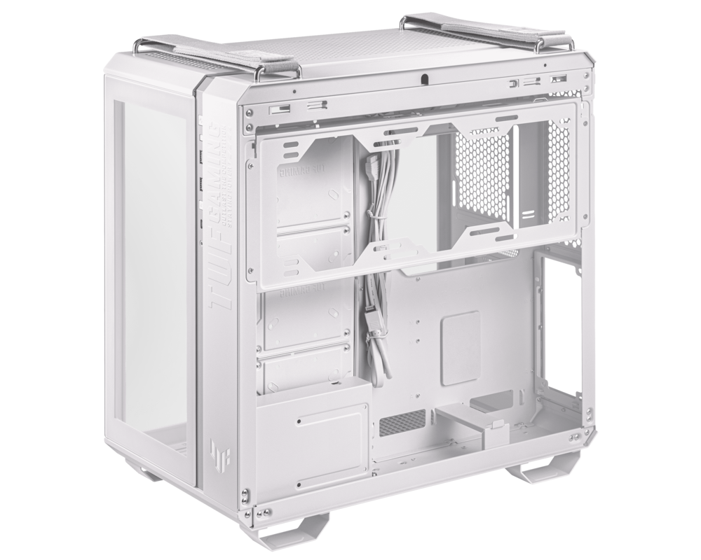 Кутия ASUS TUF Gaming GT502 Gaming Case White Edition ATX Panoramic View Tempered Glass Front and Side Panel Tool-Free Side Panels 9