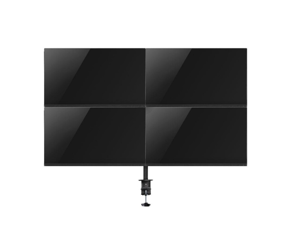 Стойка за 4 монитора ACT AC8304, За бюро, Регулируема, 32", 8 кг, Черна 7