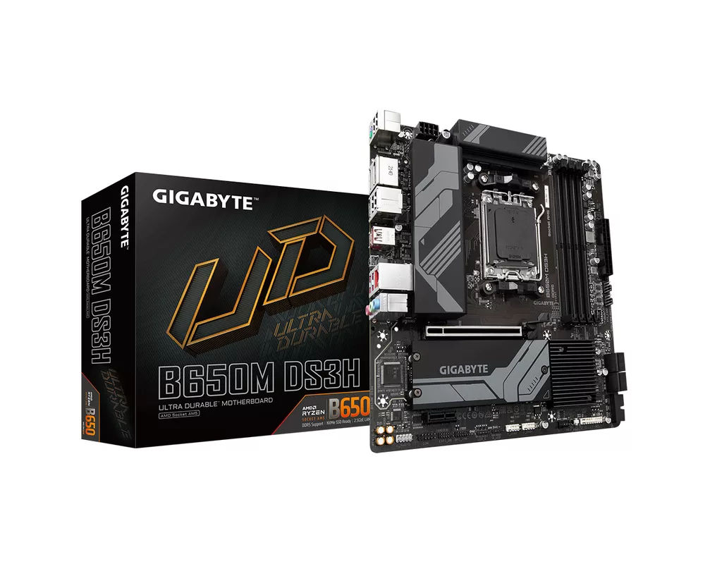 Дънна платка GIGABYTE B650M DS3H socket AM5 5