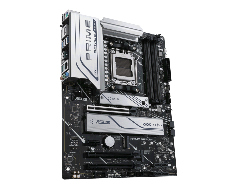 Дънна платка ASUS PRIME X670-P, AM5, DDR5, PCIe 5.0 2