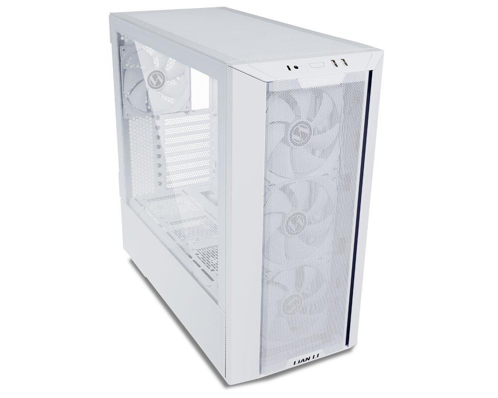 Кутия Lian-Li LANCOOL III Mid-Tower, Tempered Glass, Бяла 2