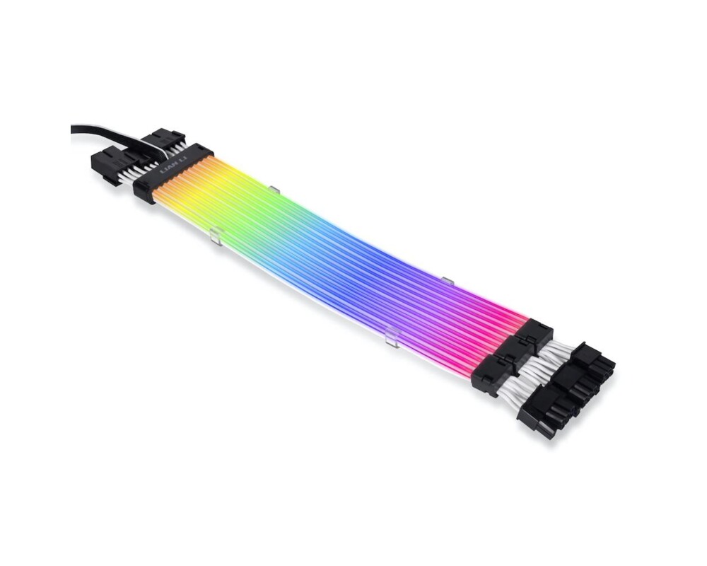 Кабел Удължителни RGB за кабели Lian-Li Strimer Plus V2, GPU, Triple 8-pin, ARGB