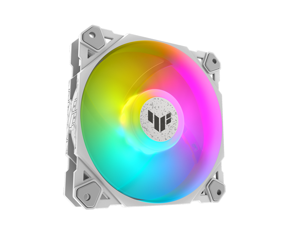 Вентилатор ASUS TUF GAMING TF120 WHITE EDITION, 120mm, 1900 rpm, ARGB 2