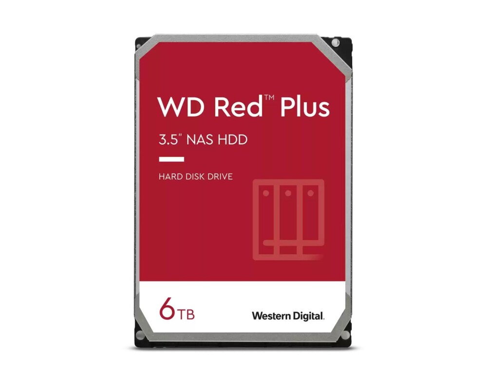 Твърд диск WD Red Plus 6TB SATA 6Gb 2