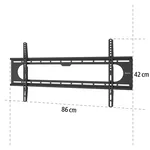 Стойка Hama "Strong" FIX, 800 x 400, До 229 см (90"), Черна 7
