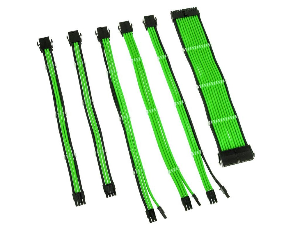Кабел Комплект оплетени кабели Kolink Core, Green 2