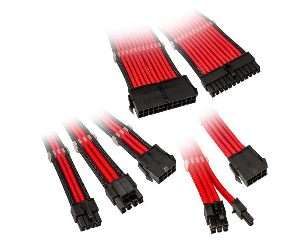 Кабел Комплект оплетени кабели Kolink Core, Red