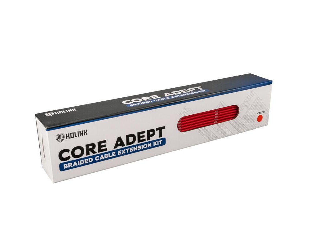 Кабел Комплект оплетени кабели Kolink Core, Red 4