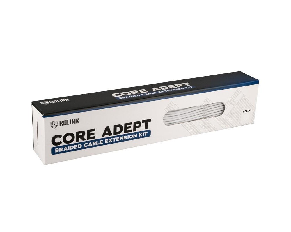 Кабел Комплект оплетени кабели Kolink Core, White 4