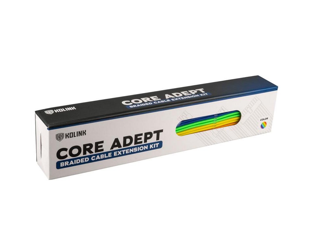 Кабел Комплект оплетени кабели Kolink Core, Rainbow 4