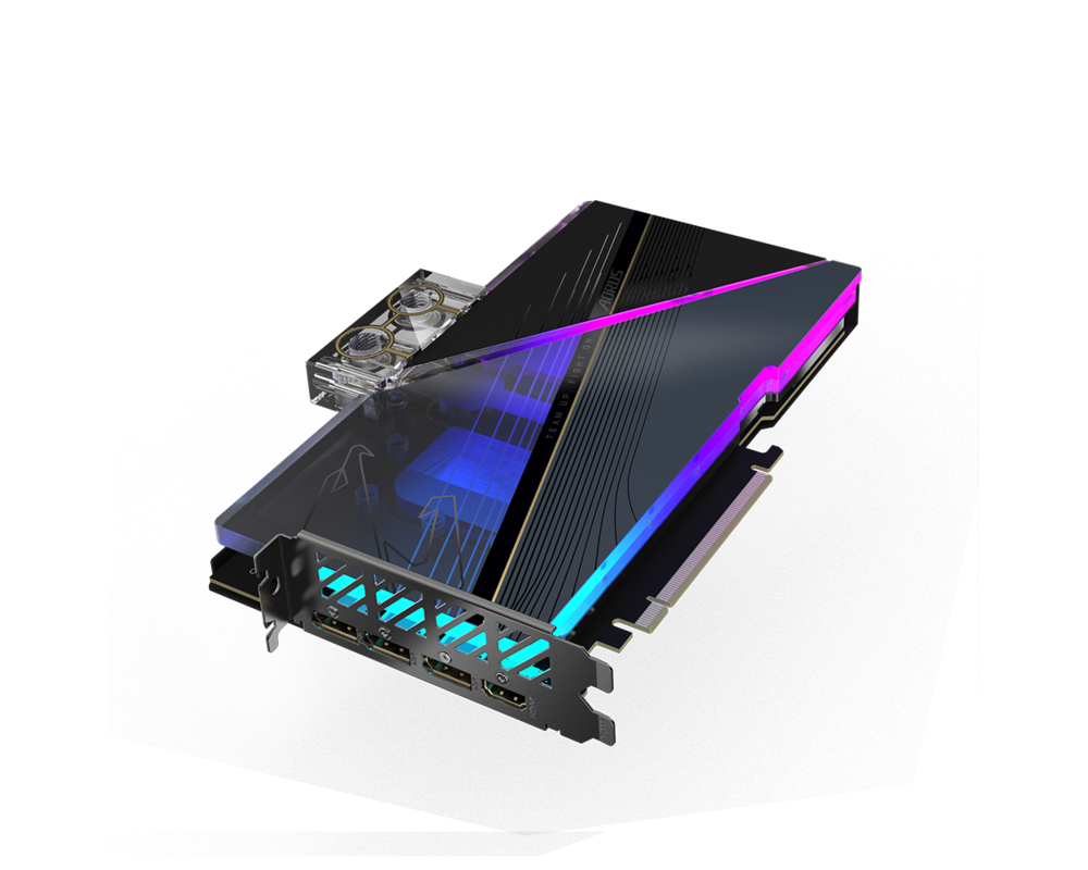 Видеокарта Gigabyte AORUS GeForce RTX 4080 16GB GDDR6X XTREME WATERFORCE WB 5