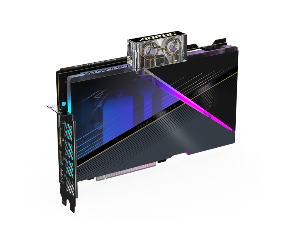 Видеокарта Gigabyte AORUS GeForce RTX 4080 16GB GDDR6X XTREME WATERFORCE WB 2