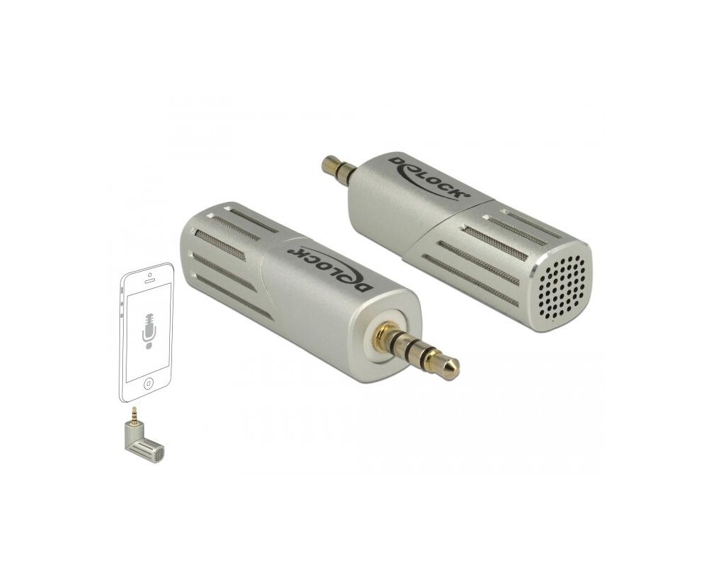Микрофон DeLock 65893, За смартфон/таблет, 65893 3