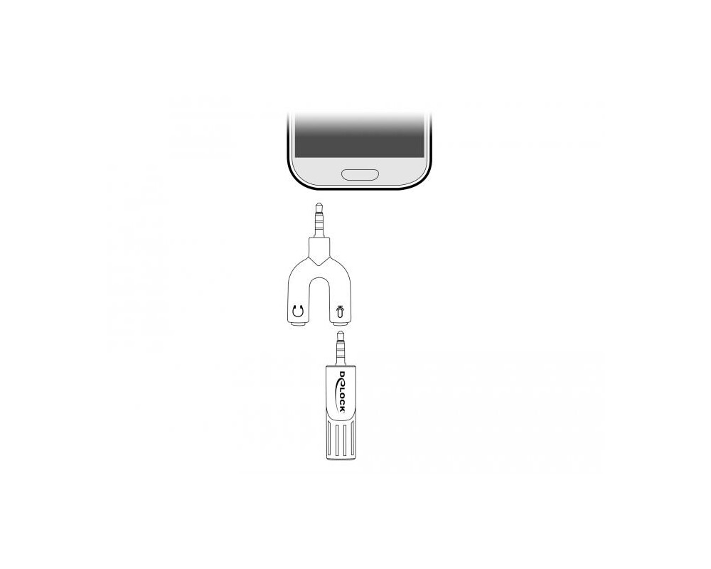 Микрофон DeLock 65893, За смартфон/таблет, 65893 5
