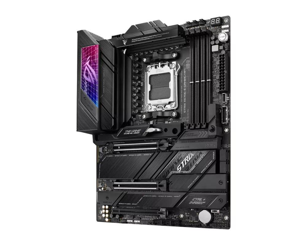 Дънна платка ASUS ROG STRIX X670E-E GAMING WIFI AM5 ATX MB 4xDIMM DDR5 4xM.2 6xSATA 4