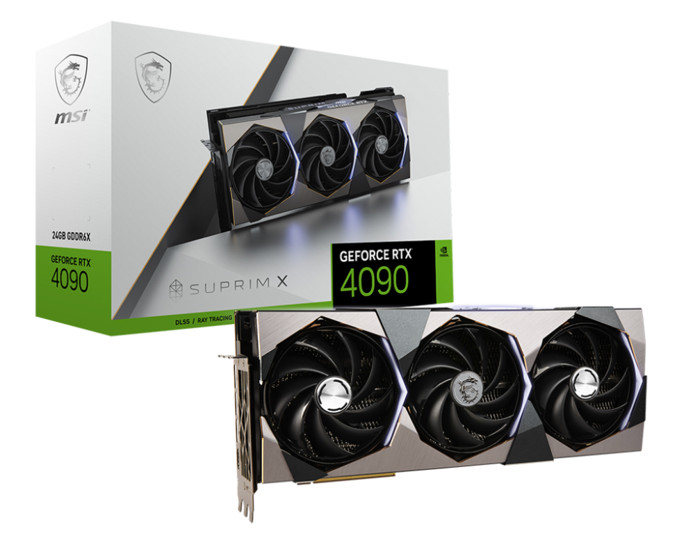 Видеокарта MSI GeForce RTX 4090 SUPRIM X 24GB GDDR6X 8