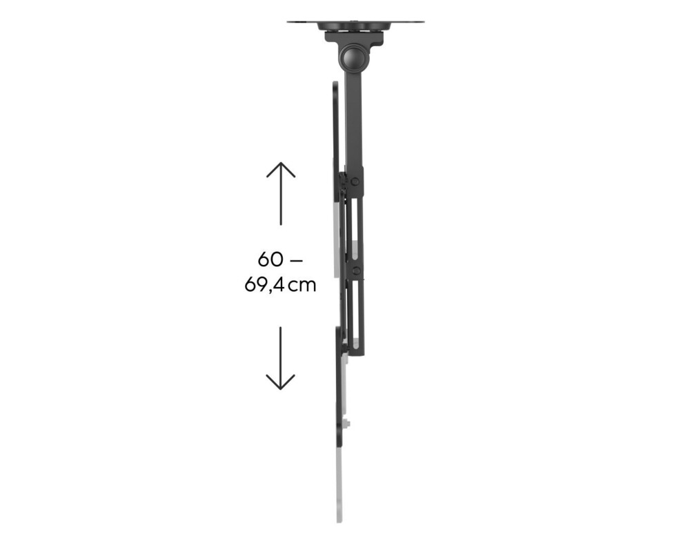 Стойка Метална поставка TV, 400x400, 165 см (65"), HAMA-118086 9