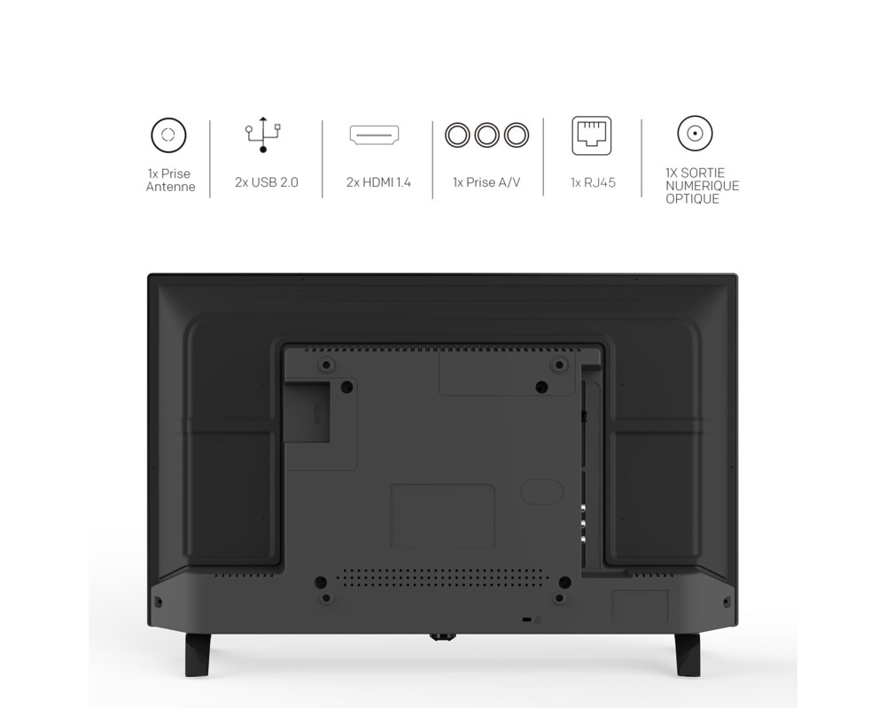 Телевизор METZ 24MTC6000Z, 24"(60 см), LED HD, Smart TV, Android 9.0 TV, Черен 4