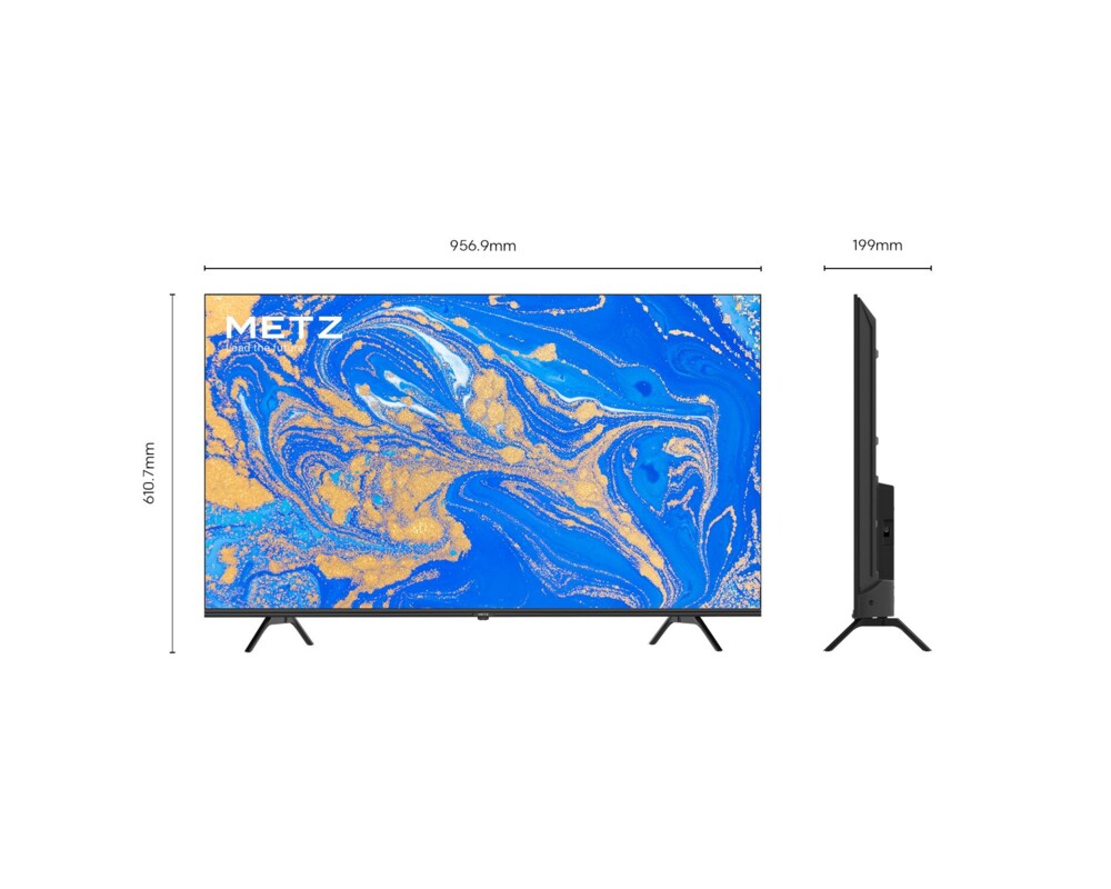 Телевизор METZ 43MUC6100Z, 43"(109 см), LED Smart TV, 4K, Android TV, 10.0, UHD, Клас G, Черен 8