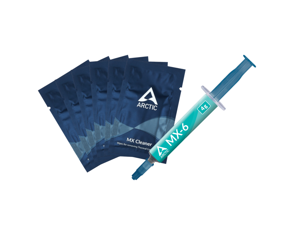 Термо паста Arctic MX-6 4gr with 6pcs MX Cleaner 4