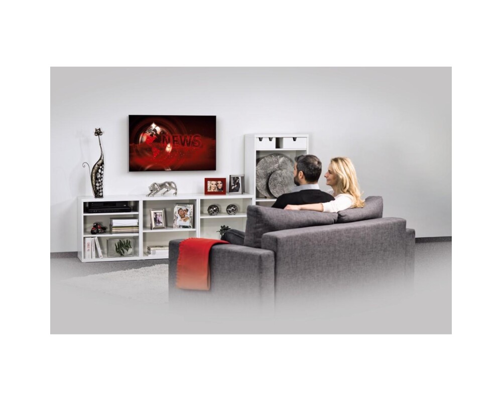 Стойка за TV Hama FIX, 3 звезди, 191 см (75"), До 60 кг, Черна 4