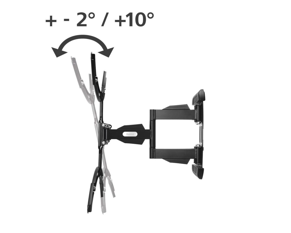 Стойка за TV Hama FULLMOTION, 600x500, 229 см (90") до 50 кг, Мобилна, Черна 8